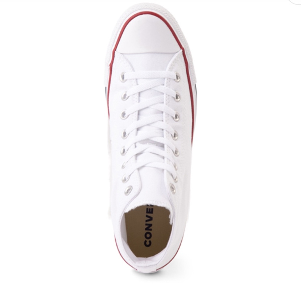 White Converse High Tops - Picture 2 of 2